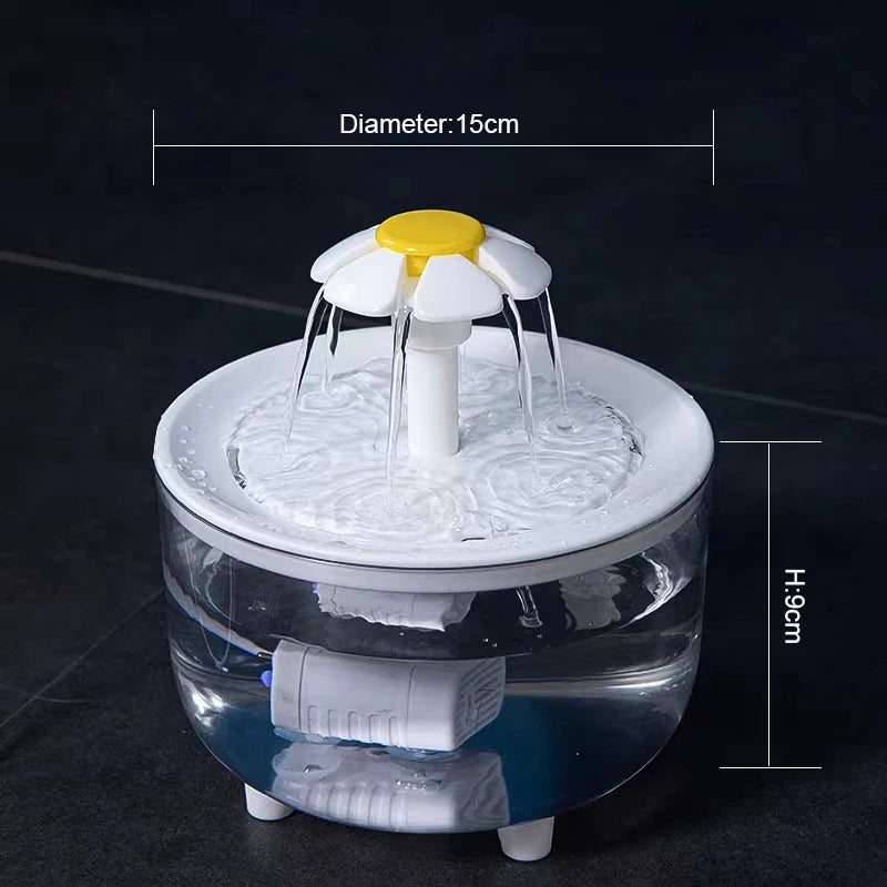 1.2 L cat water fountain with filter – photo 5