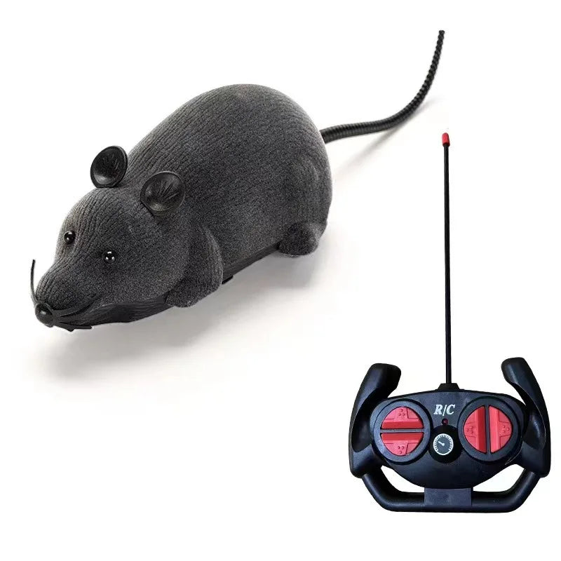 Souris télécommandée pour chat avec télécommande type manette