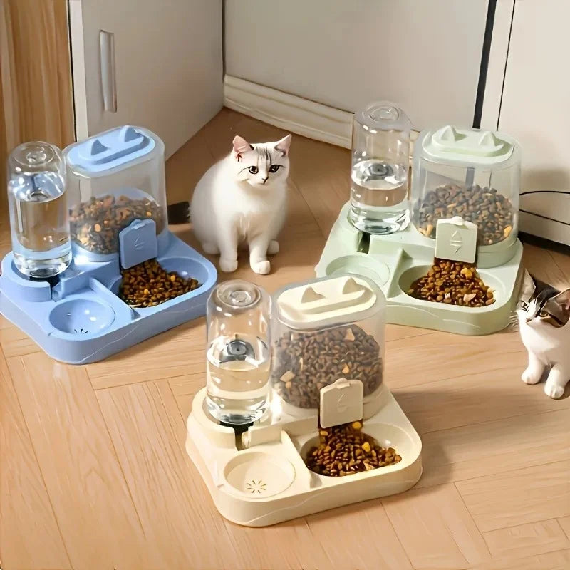 2-in-1-Futter- und Wasserspender für Katzen – Foto 3